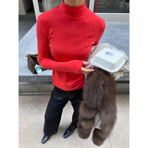 dabao新品｜高领打底小韩进口面料三色db20251007