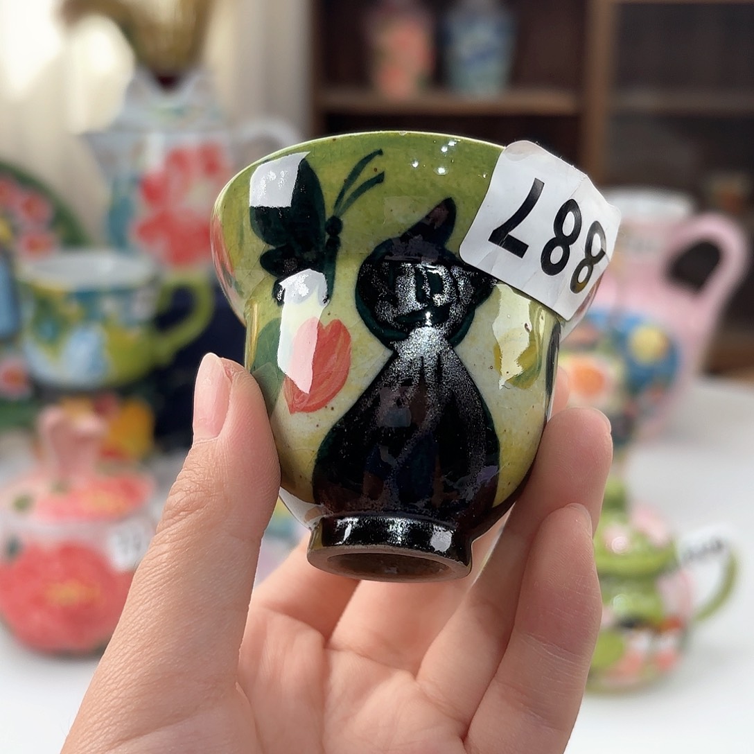 景德镇手绘高温釉下彩陶瓷茶具