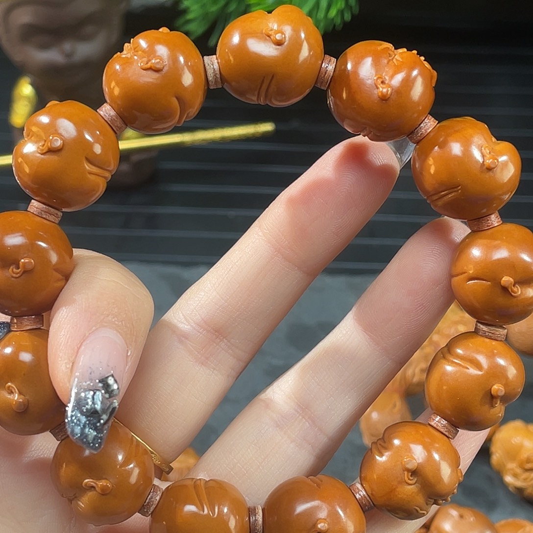 爱***人橄榄核手串/手链1.7百态