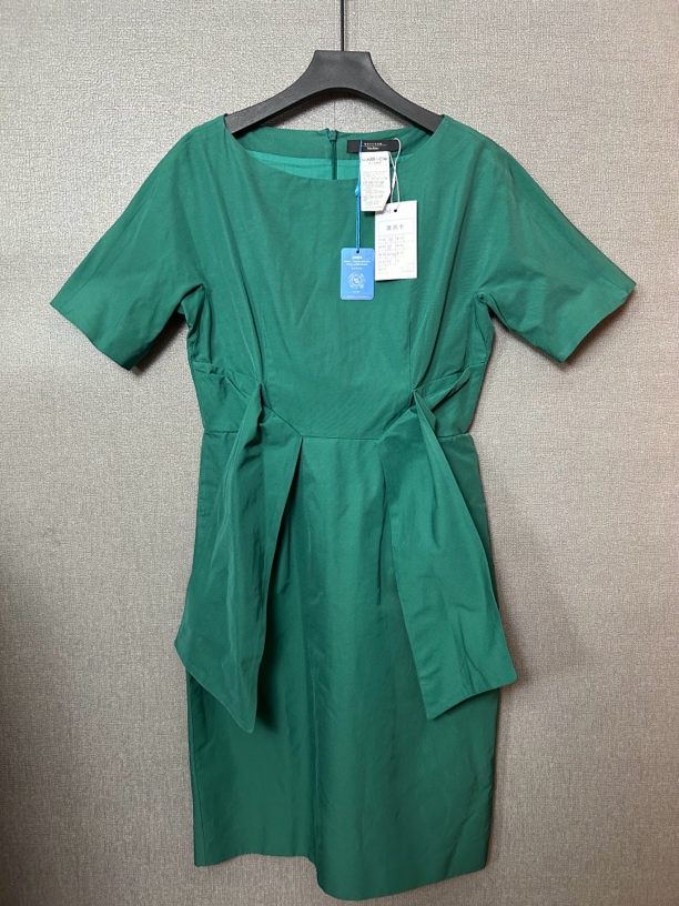 95新 MaxMara maxmara绿色半袖连衣裙95新