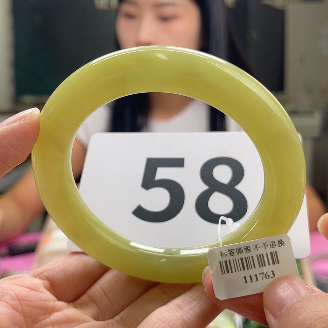 和田玉手镯未镶嵌171