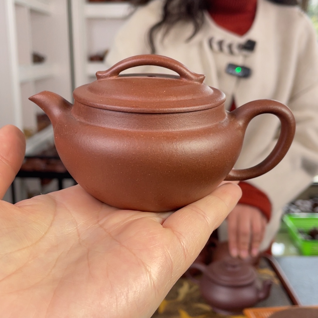 紫砂茶壶底槽清韵瓦170cc