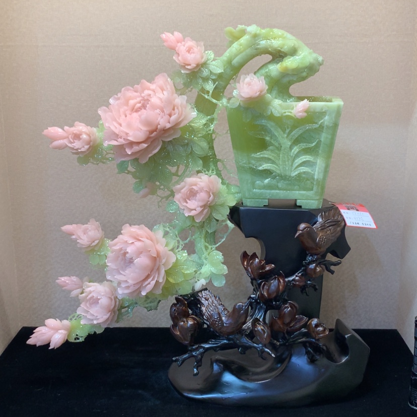 【闪购商品】蛇纹石玉摆件覆膜未镶嵌