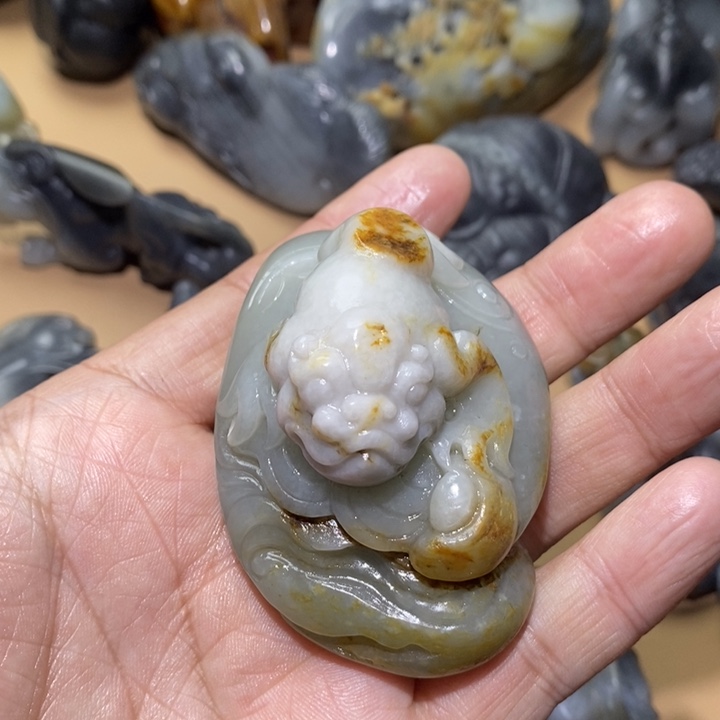 和田玉把件未镶嵌