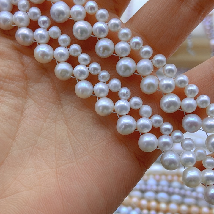 淡水珍珠颈饰未镶嵌蒙***?