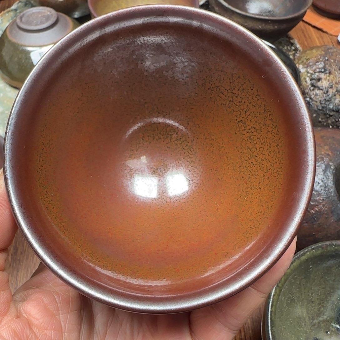 柴烧建盏茶盏茶杯865
