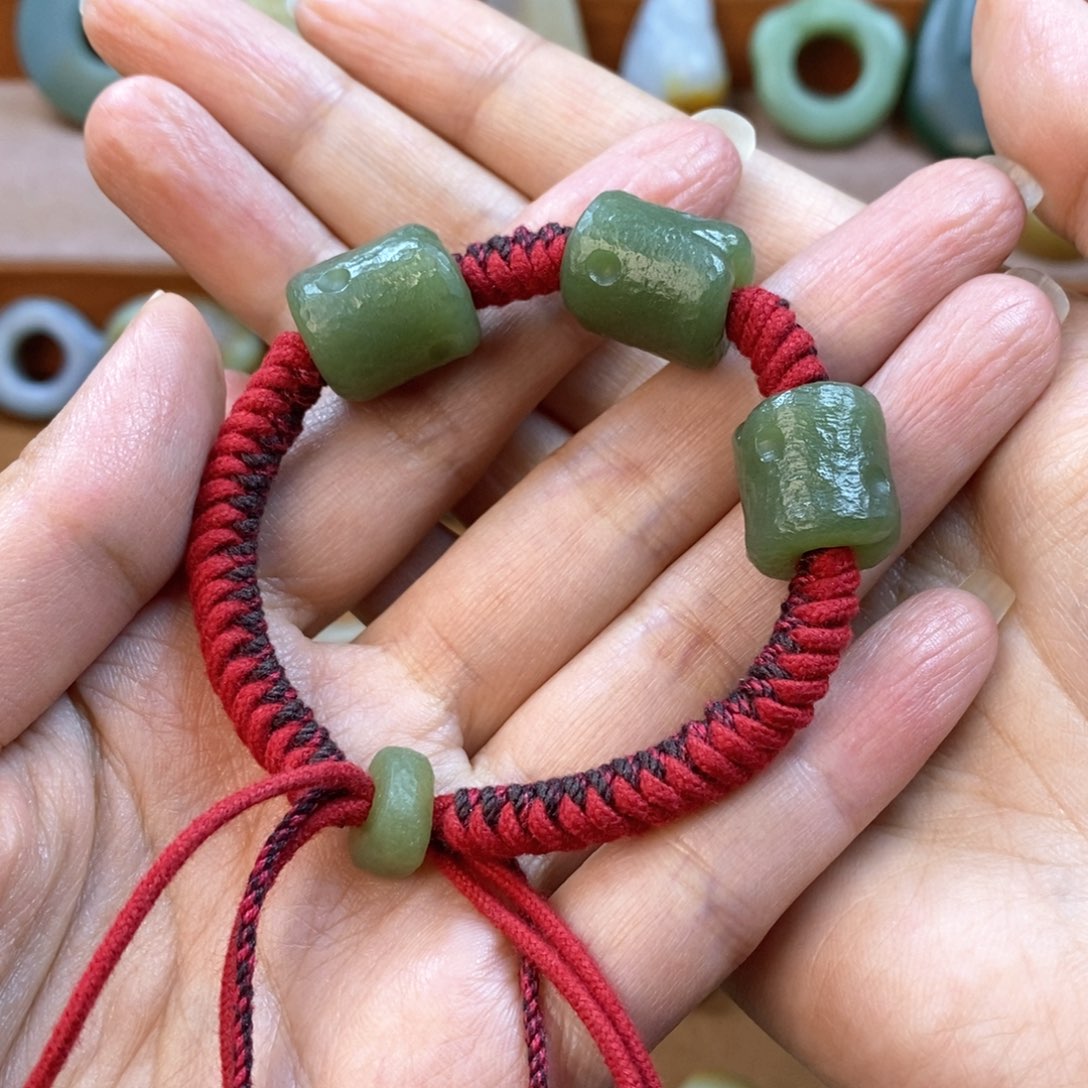 和田玉手链未镶嵌