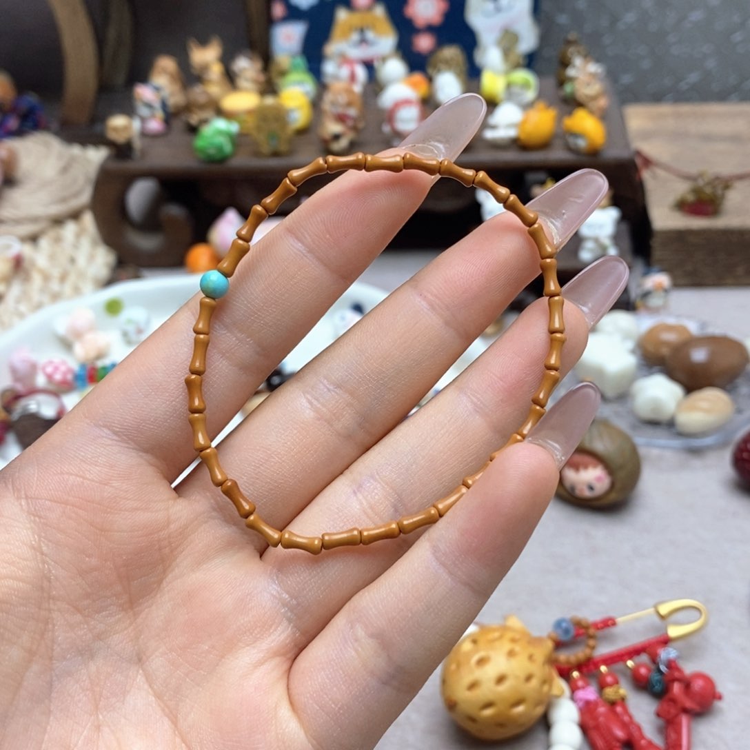 橄榄核手串竹节手链款