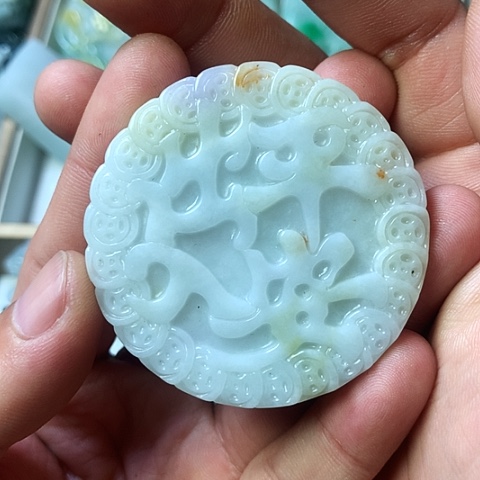 翡翠未镶嵌颈饰天然缅甸翡翠a货