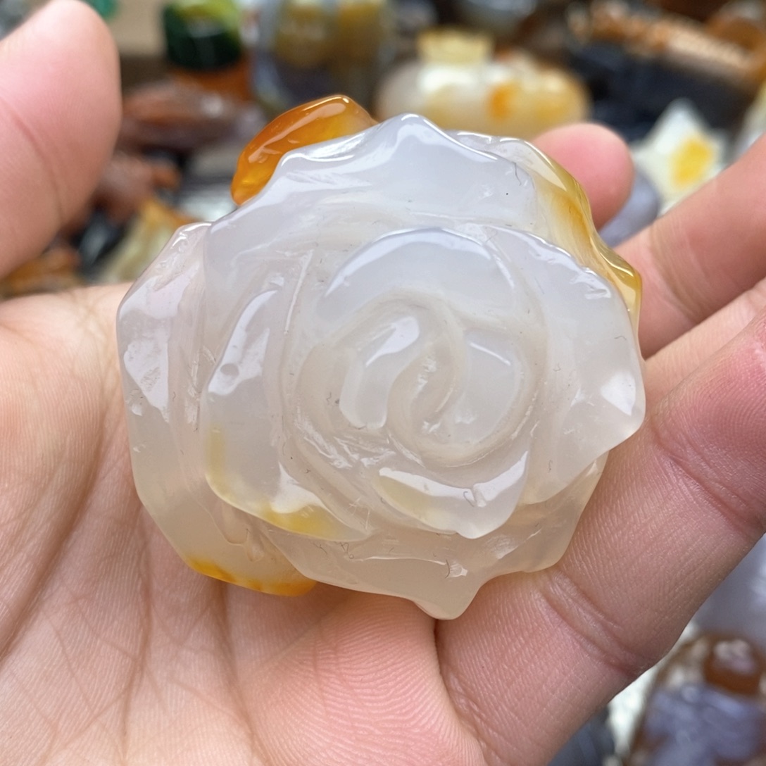 玛瑙/玉髓把件未镶嵌