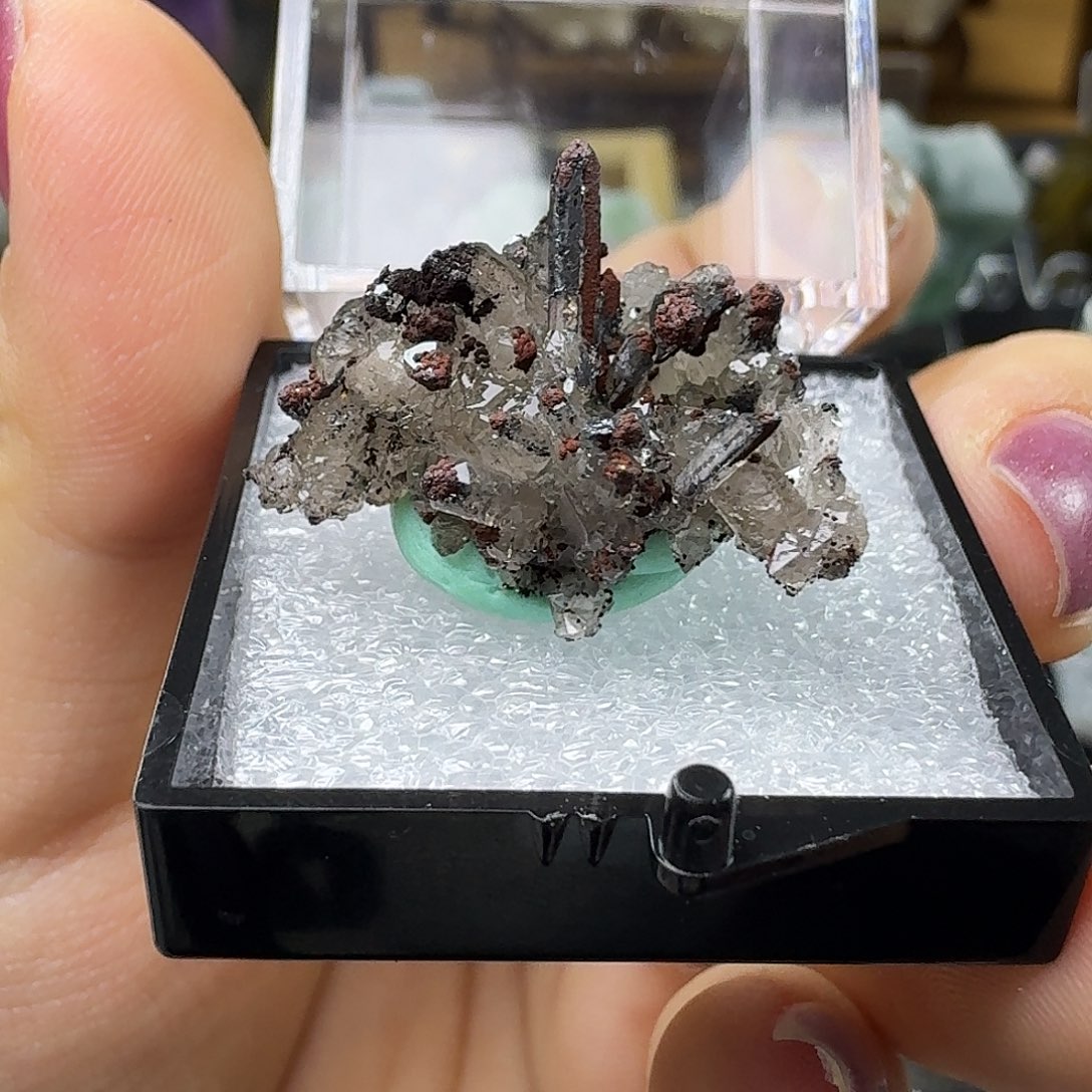 石材火柴头暗焰水晶