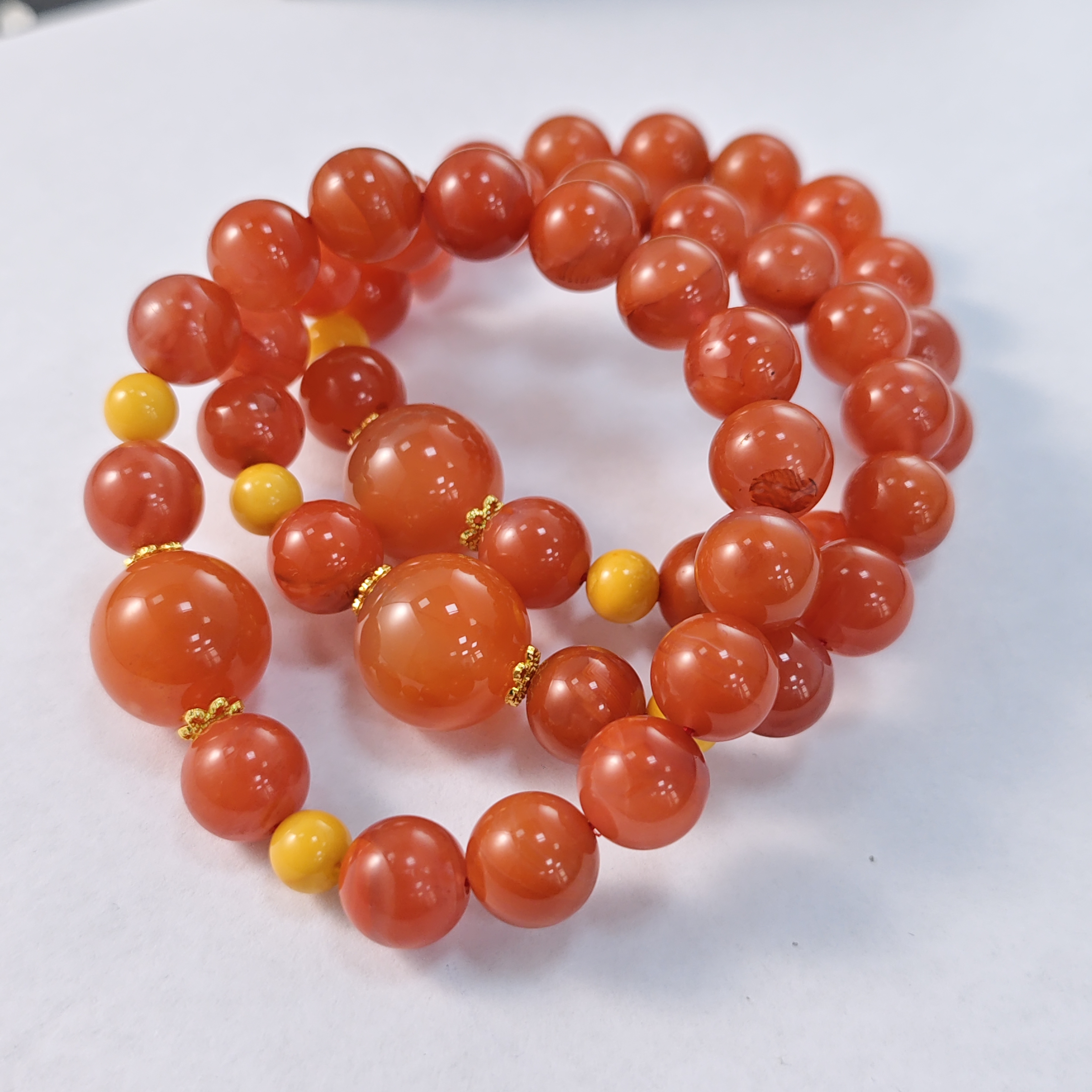 【书记甄选】原创南红单圈手链 多样性发一件 约7-16mm 5969CC