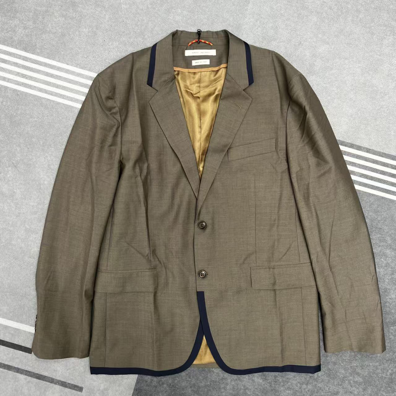 未使用 Marc Jacobs/莫杰 男羊毛秋季夹克不起球西服上装商务修身