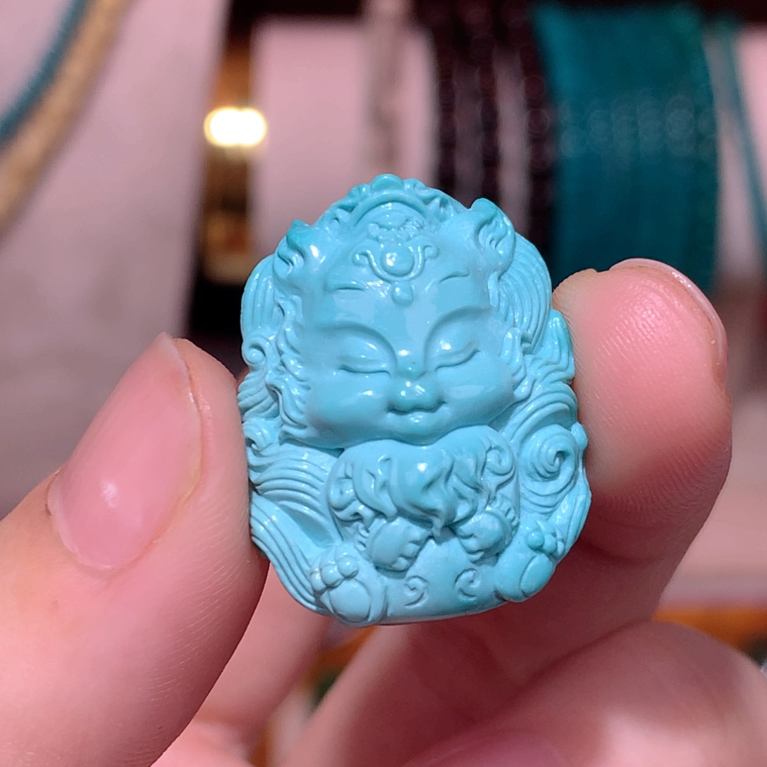 绿松石珠宝奇石未镶嵌