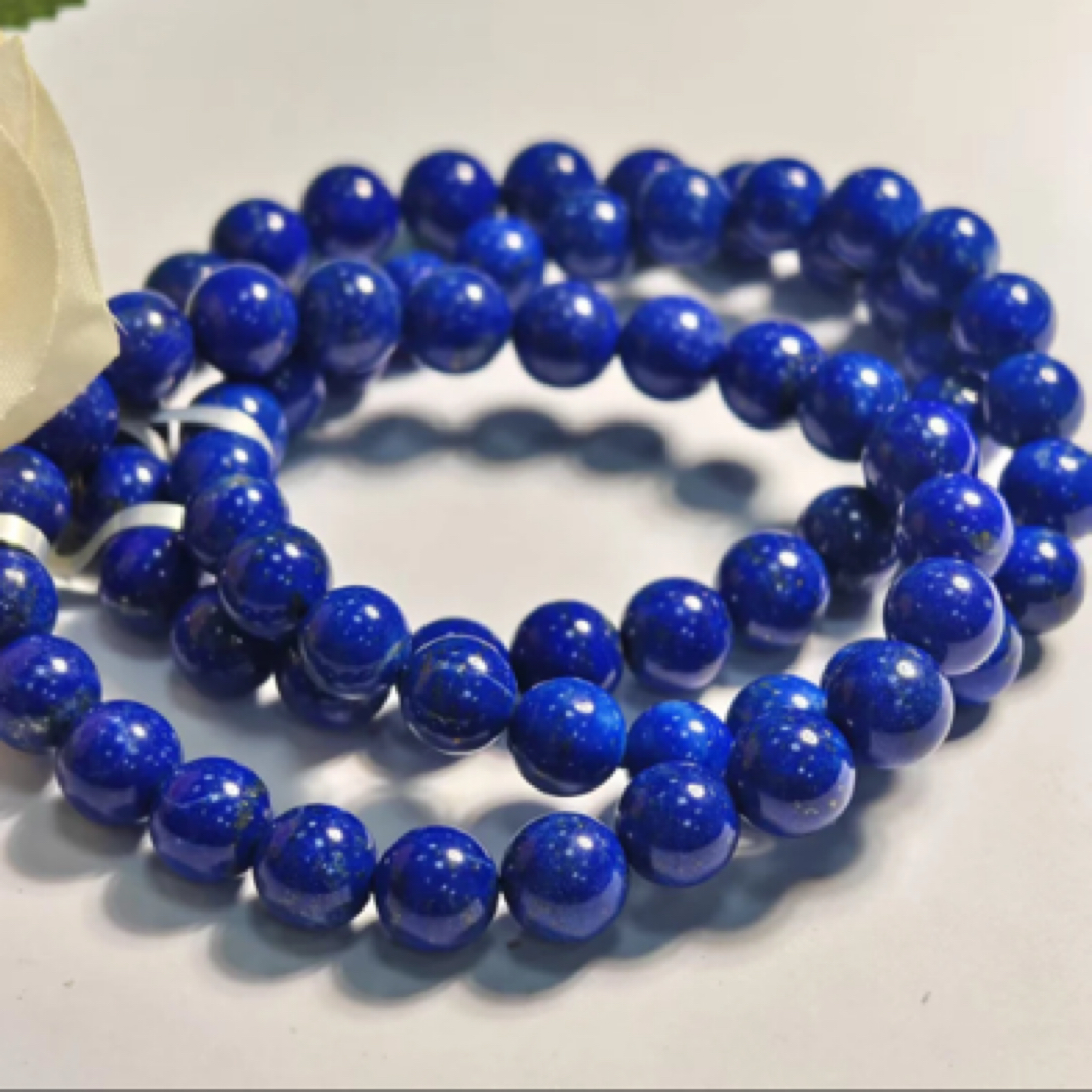 【书记甄选】天然青金石单圈手链 多样式发一件 约8mm  XL6094