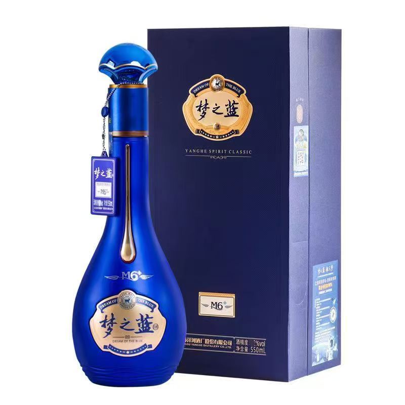 洋河梦之蓝 M6+ 浓香型白酒40.8度550ml