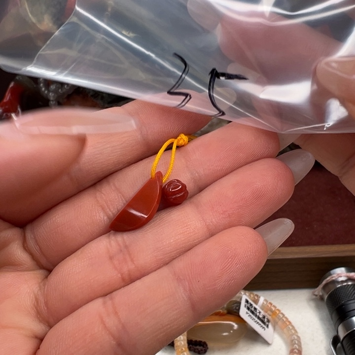 南红玛瑙未镶嵌配饰35