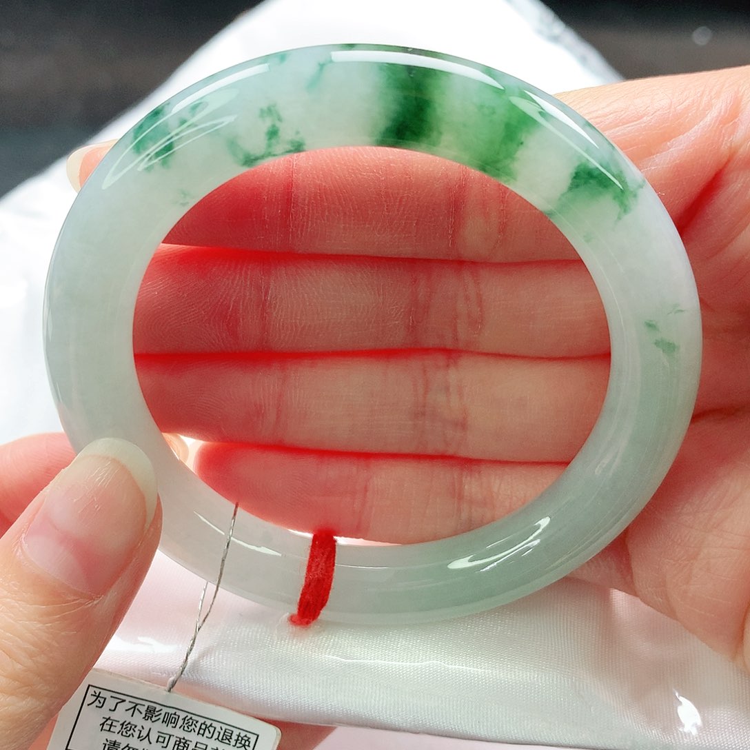 未镶嵌手镯翡翠51圈