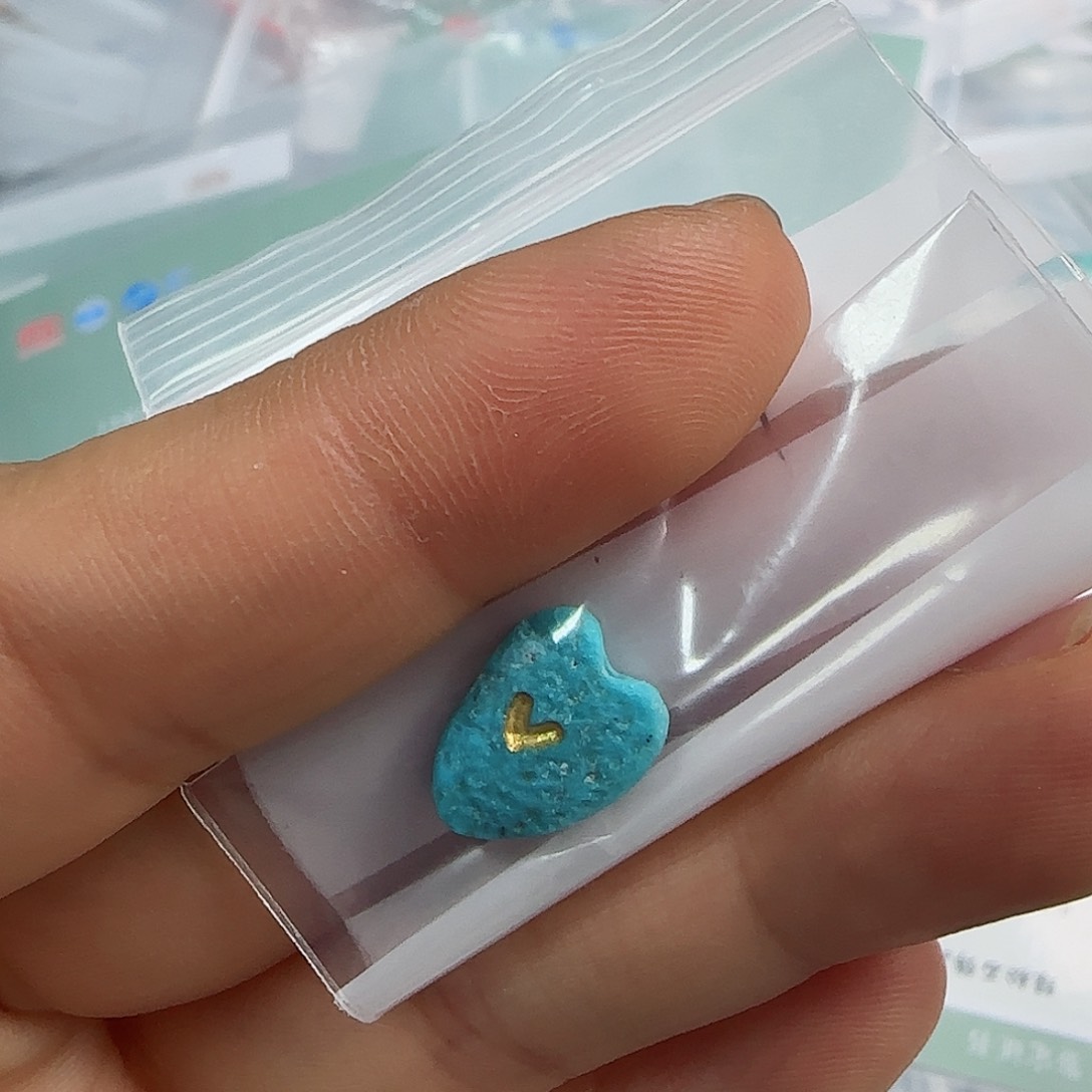 绿松石珠宝半成品未镶嵌