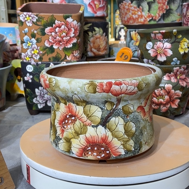 红陶景德镇艺术手绘作品