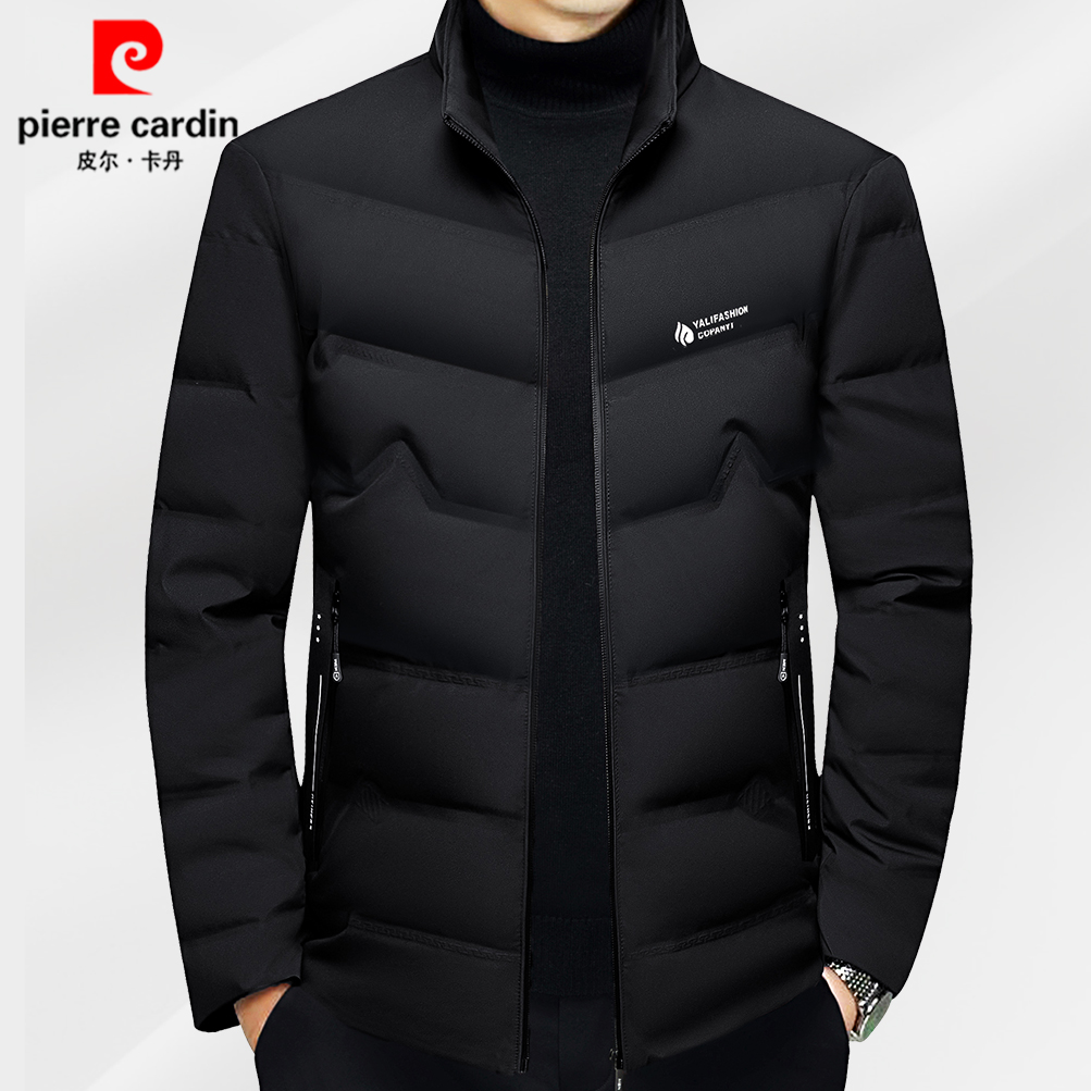 皮尔卡丹棉衣2025冬季新款中年男士棉服休闲立领保暖外套爸爸装