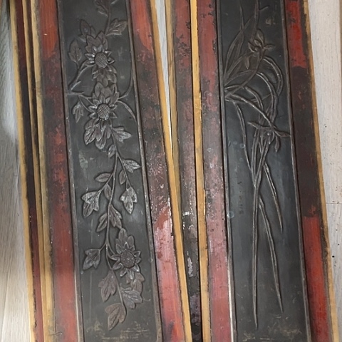 辛***花木雕木头木头5个80