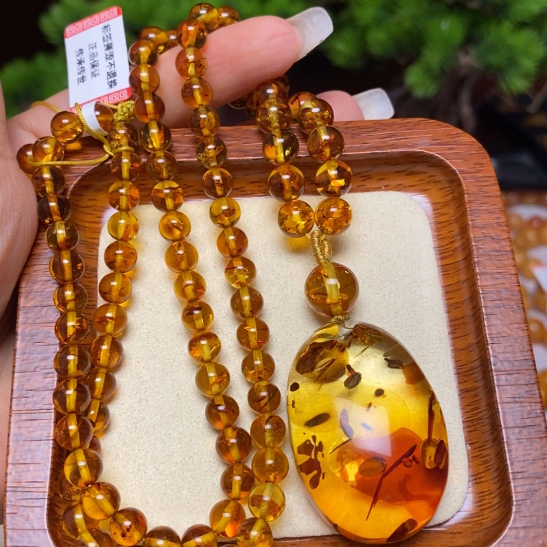 【闪购商品】蜜蜡颈饰未镶嵌项链