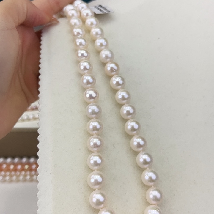 淡水珍珠颈饰银S925镶嵌10➕极光炫彩高品