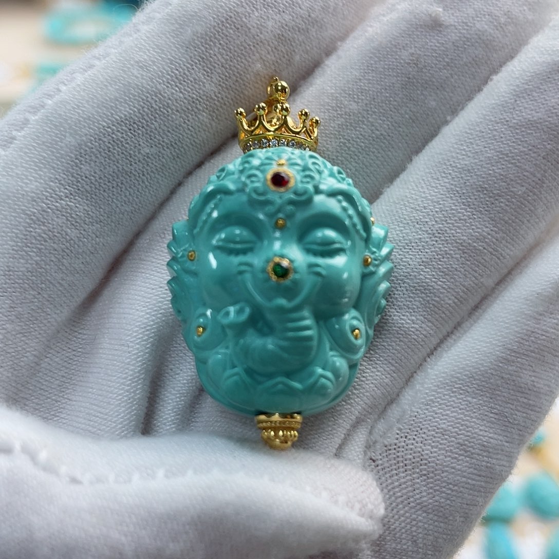 绿松石珠宝奇石未镶嵌