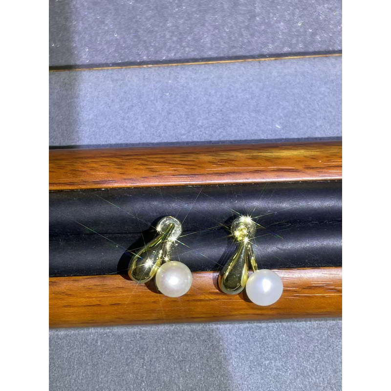 a2149黄托圆珠耳钉多样性发货