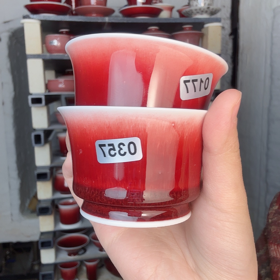 瓷片景德镇郎红陶瓷