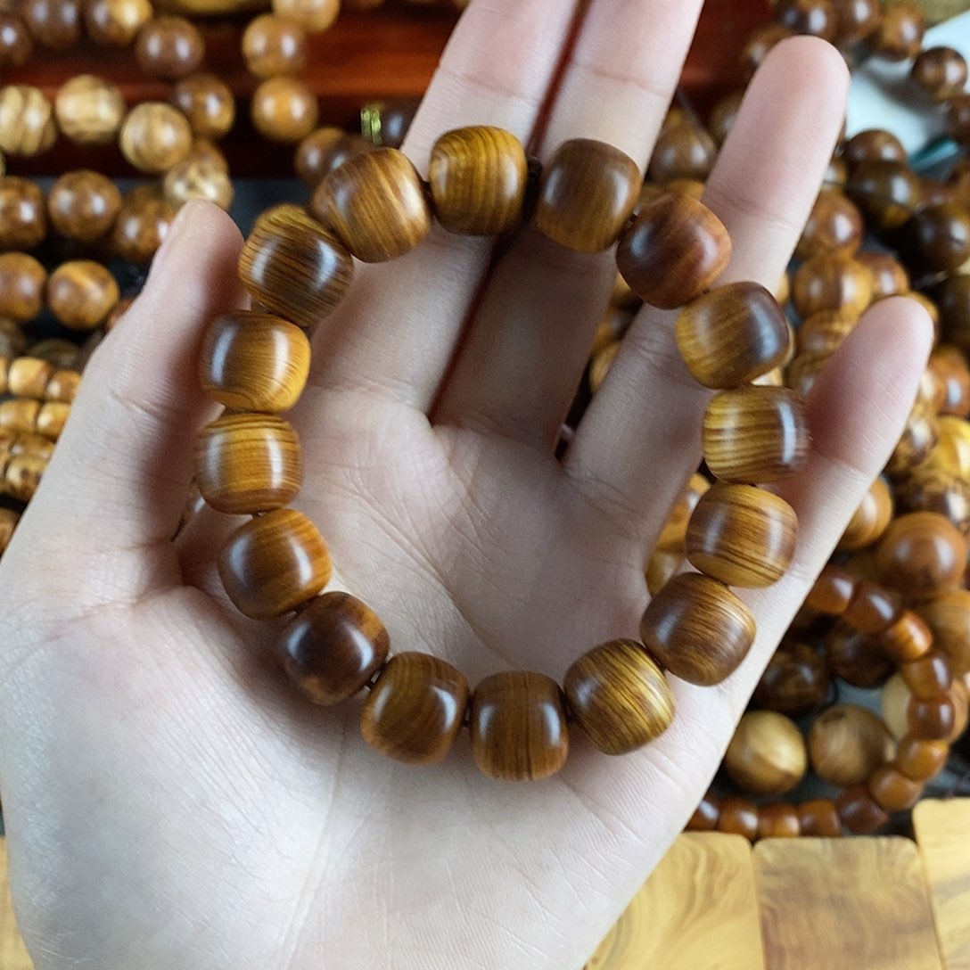 柏木（崖柏）手串/手链黑油骨料