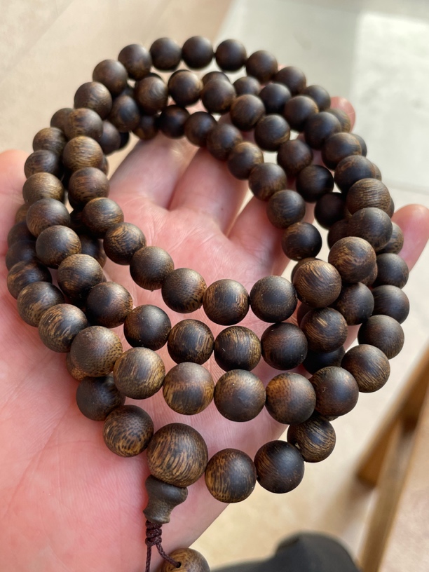棋楠沉香圆珠1.0mm108颗48克