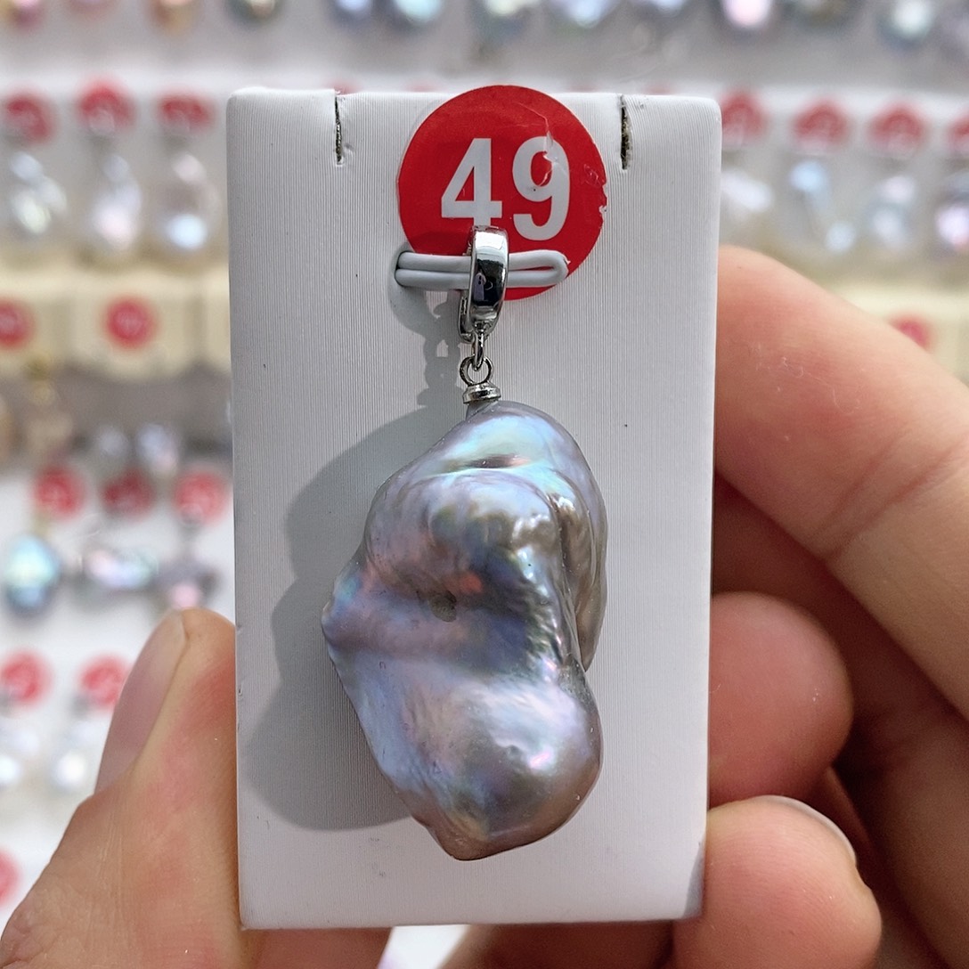 淡水珍珠颈饰合金