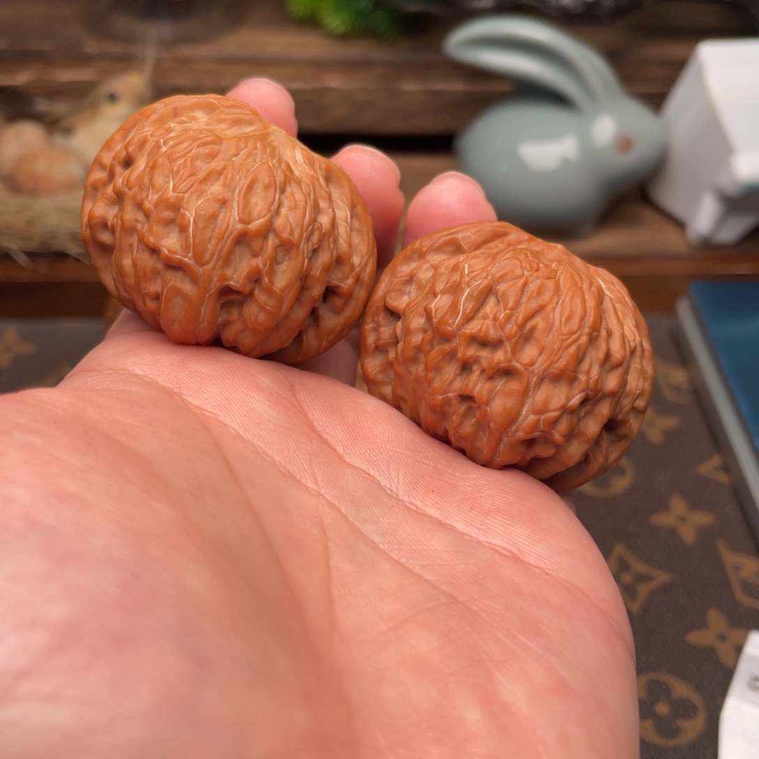 文玩核桃把件G2号43尺磨盘