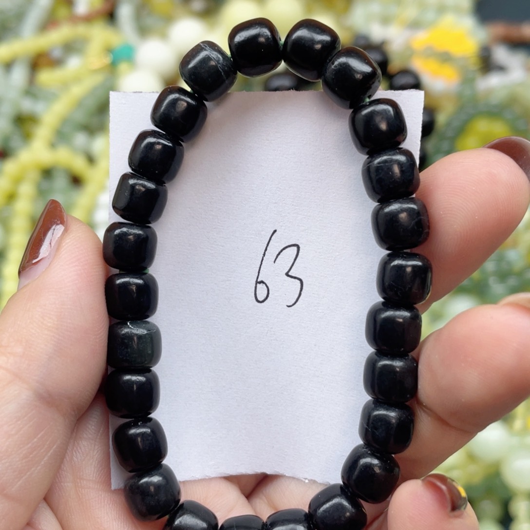 未镶嵌蛇纹石玉手串