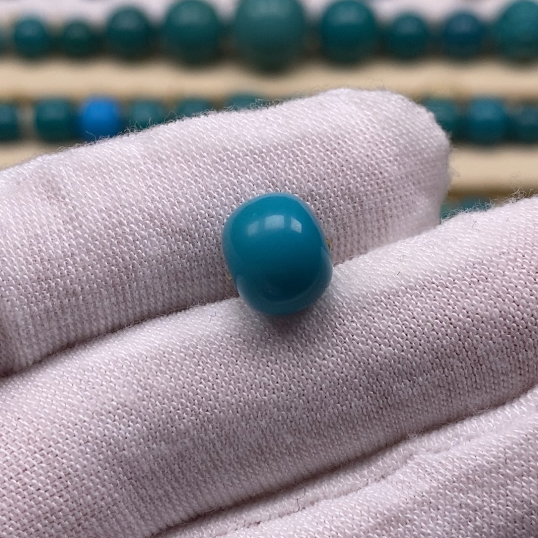 绿松石未镶嵌珠宝奇石9.6mm