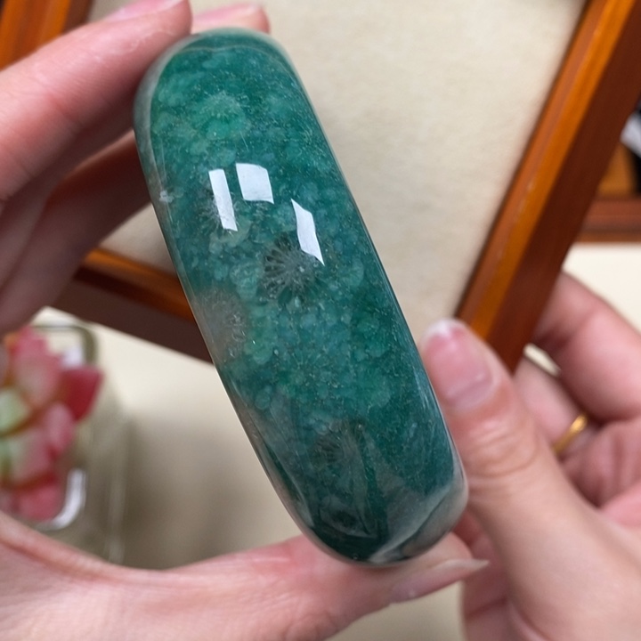 硅化珊瑚（珊瑚玉）手镯未镶嵌56.7