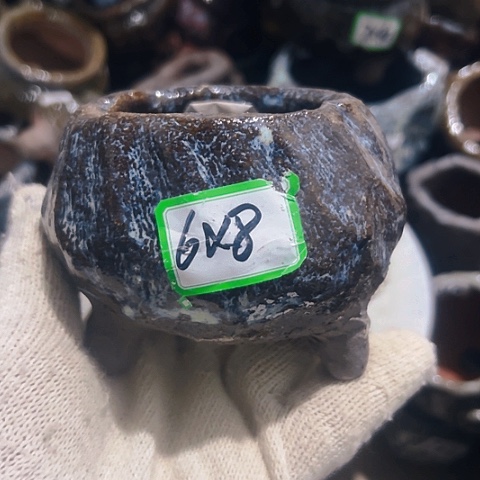 粗陶花盆手工花盆