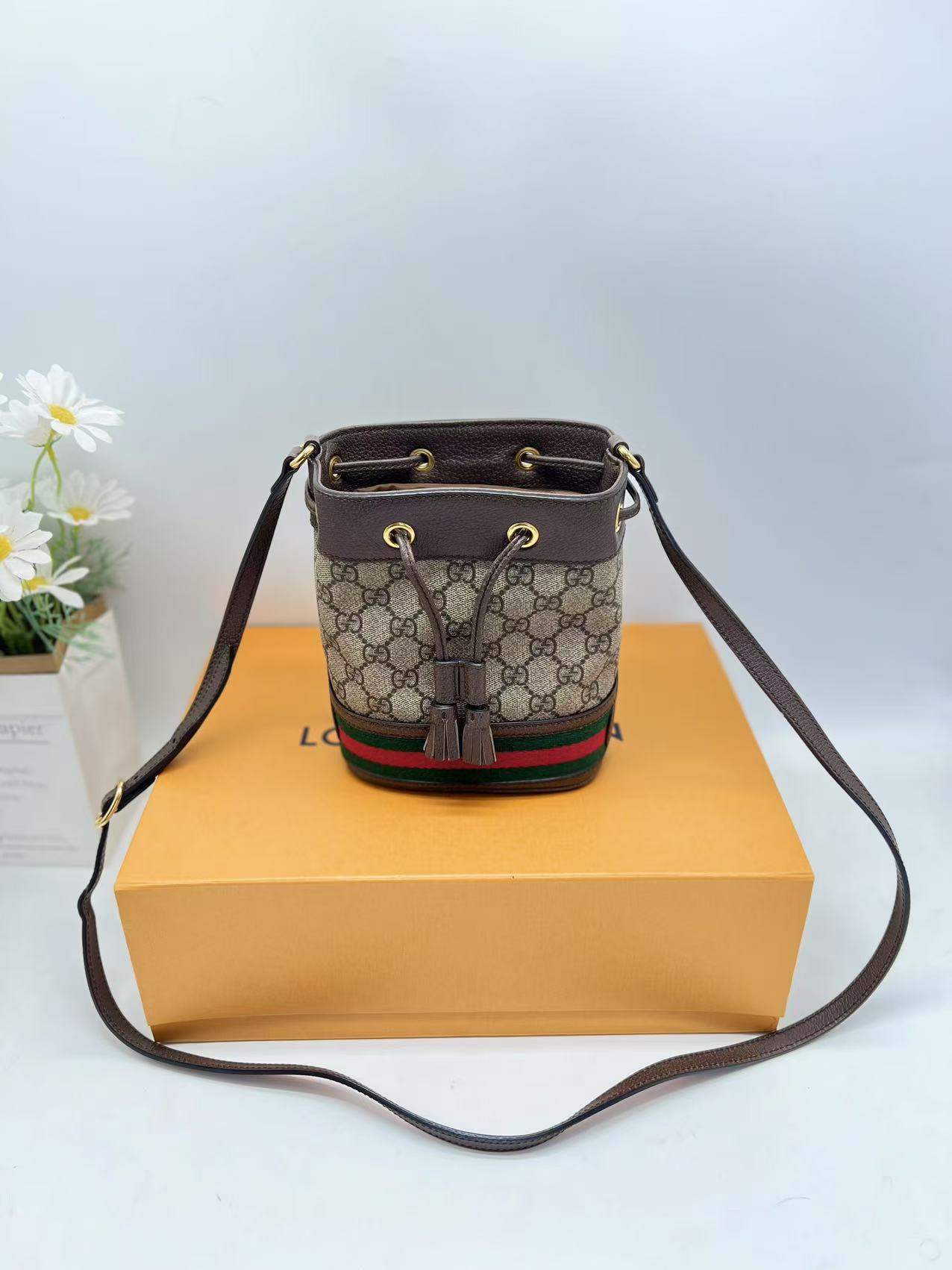 99新 GUCCI/古驰 古驰迷你小水桶（LV妞妞）