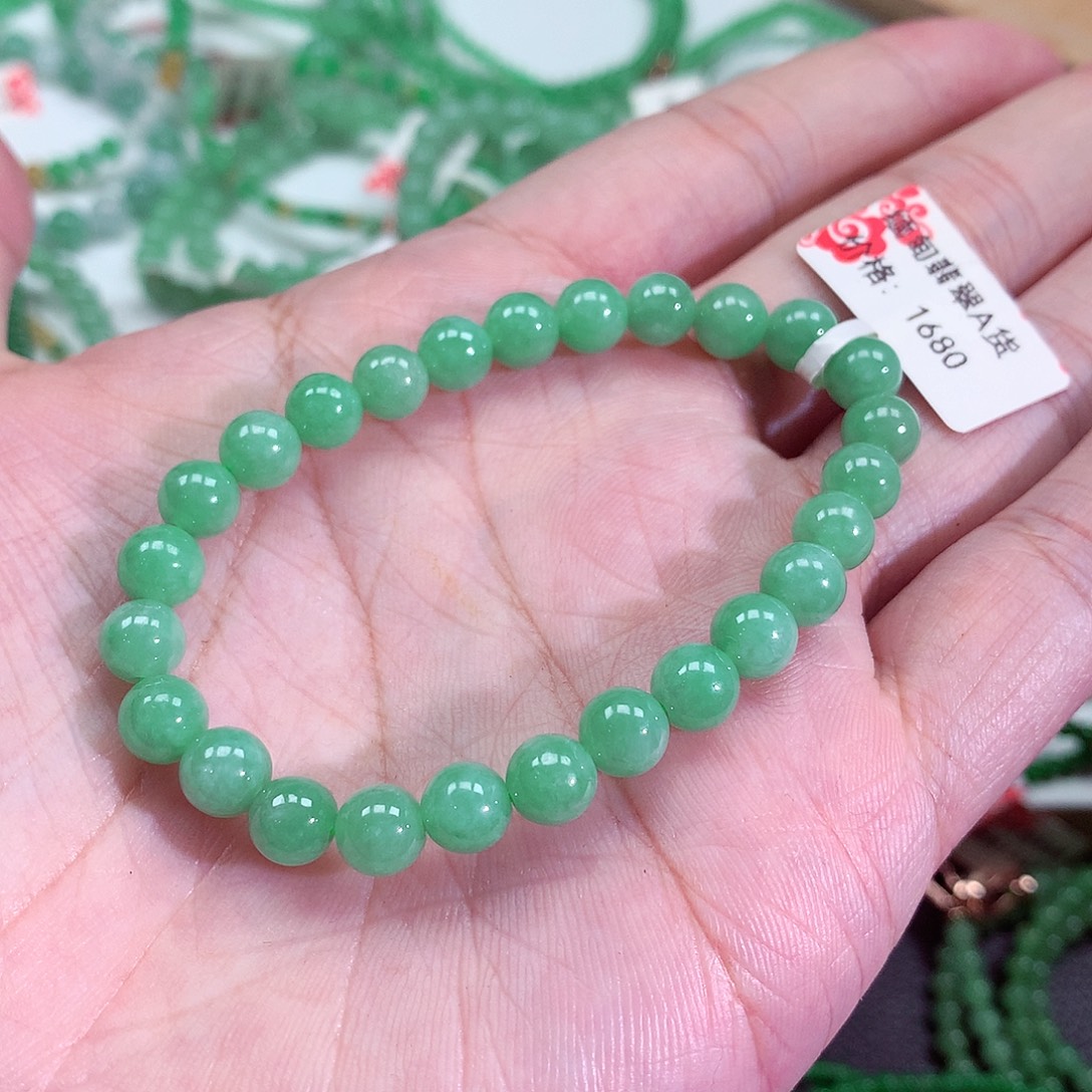 翡翠未镶嵌手链翡翠