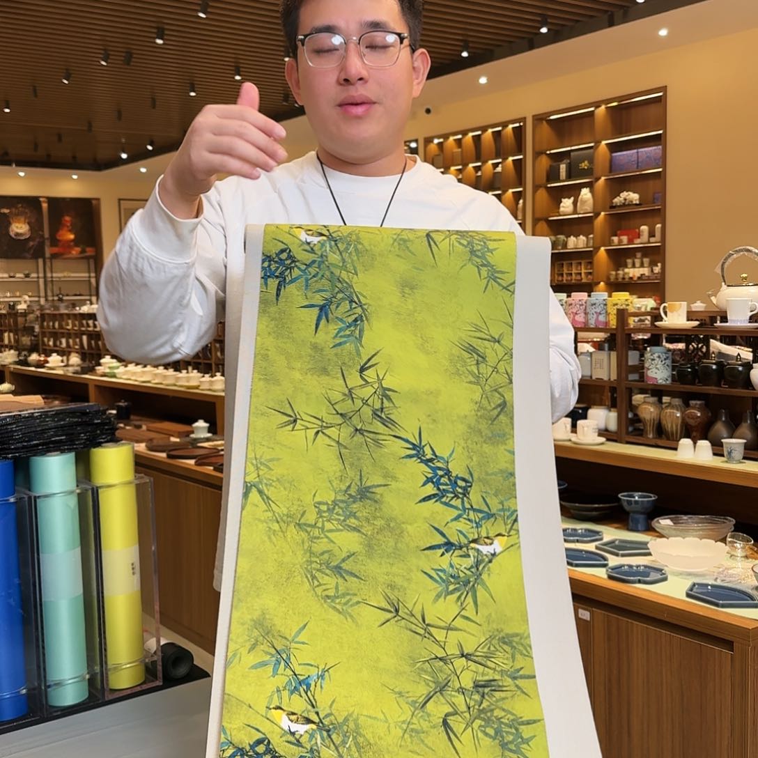 茶道配件三米两件套茶席灰底