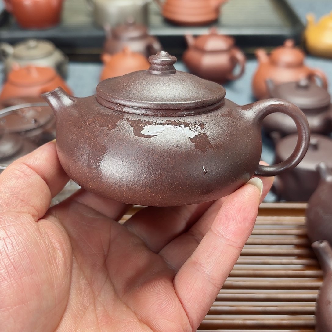 紫砂茶壶全手工寒江