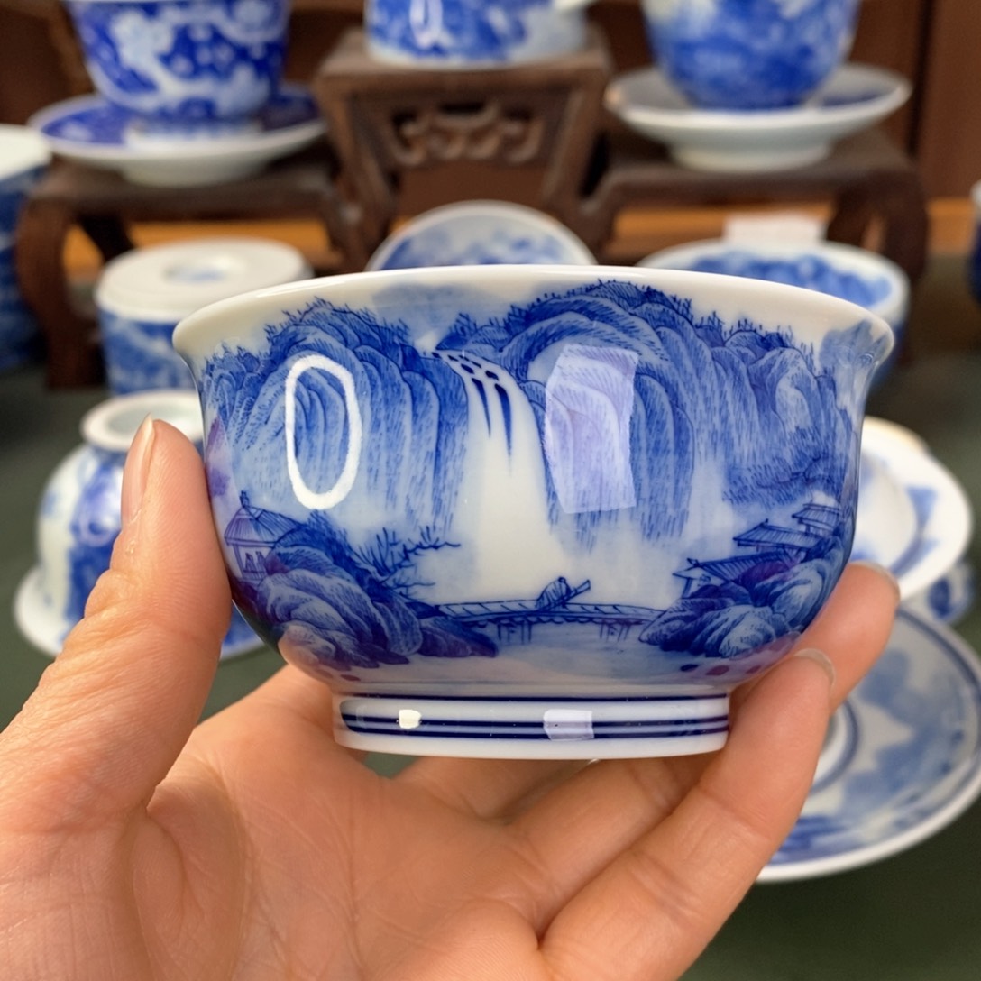 杯景德镇陶瓷手工手绘