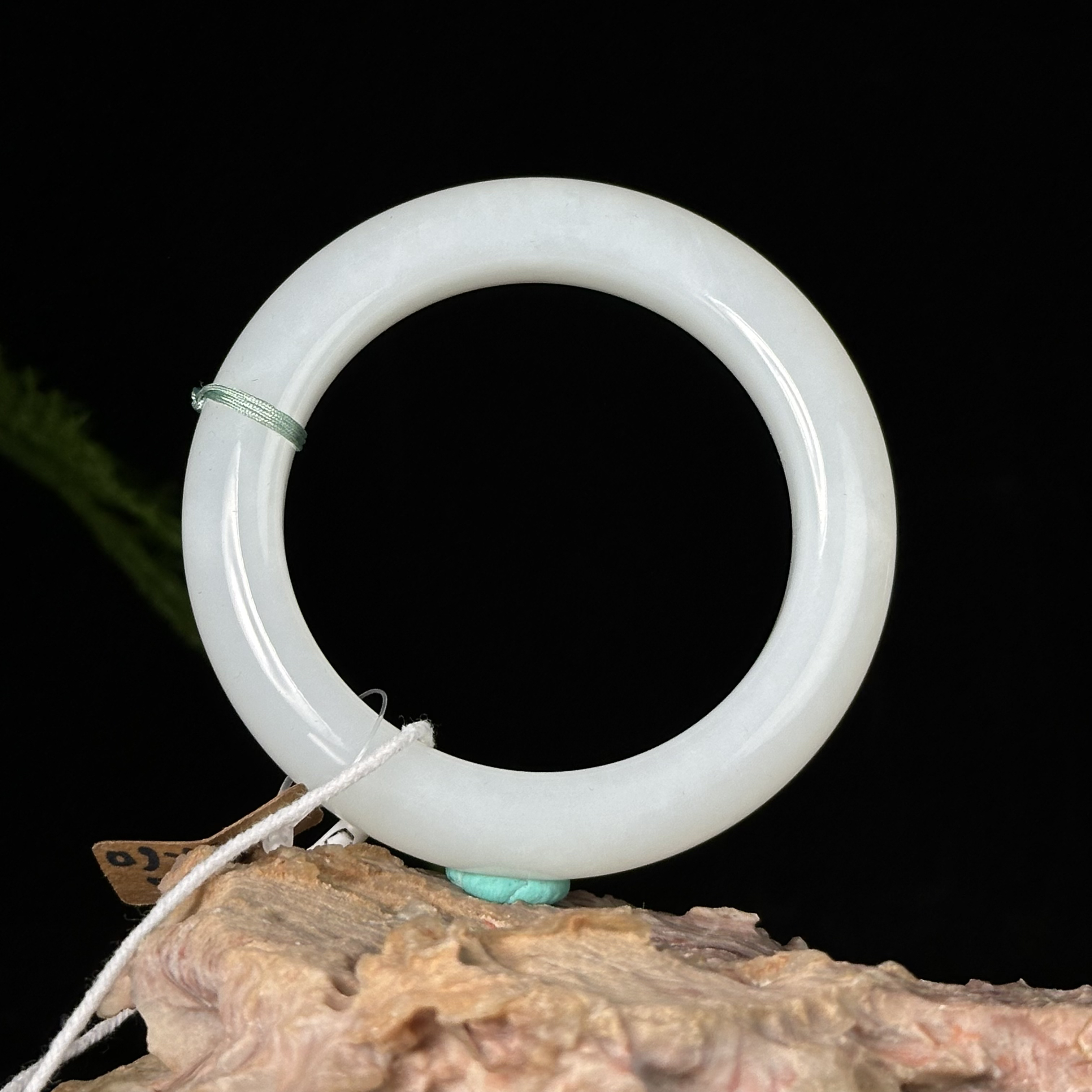 20世纪和田玉宽条镯 CZS1022818*【上海兰馨】