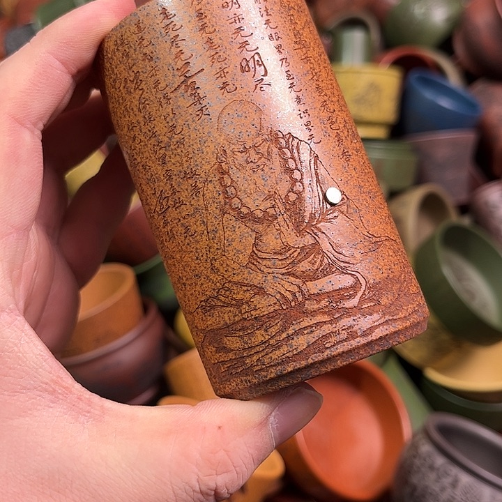 紫砂茶杯全手工紫砂主人杯