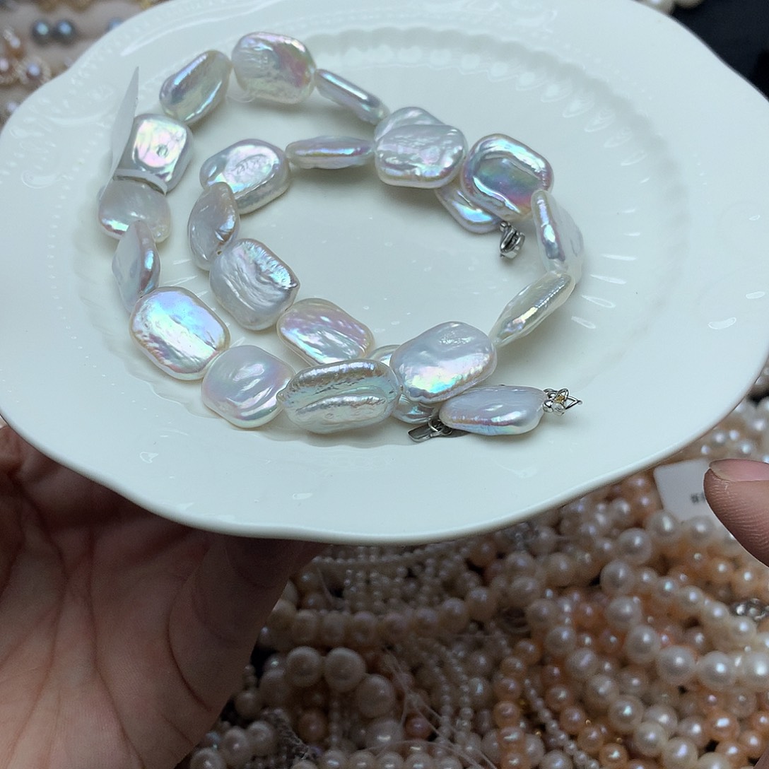 淡水珍珠6-7未镶嵌x10项链