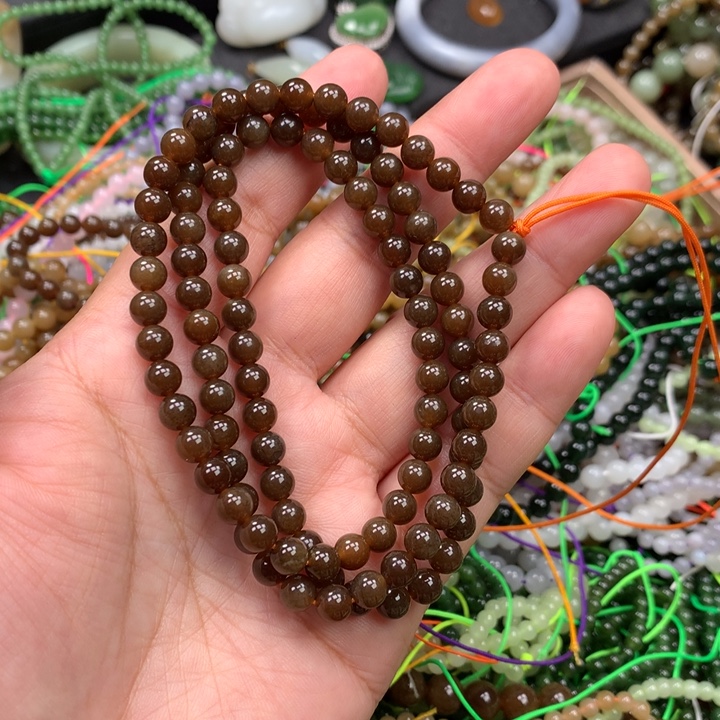 和田玉未镶嵌手链112