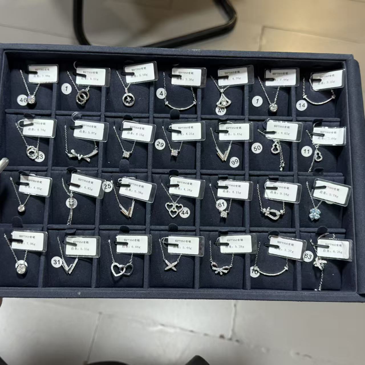 PT950铂金项链套链合集