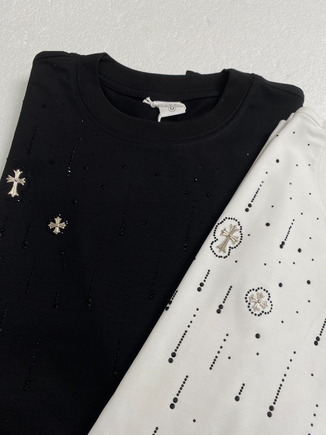 【08号链接-流星雨】奢品仓街头简约休闲情侣百搭印花纯棉T恤ins